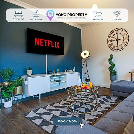 Stylish House With Smart Tvs And Netflix, Fast Wifi, Free Parking And Garden By Yoko Property Villa Milton Keynes Eksteriør bilde